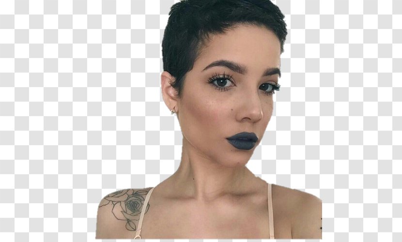 Halsey MAC Cosmetics Lipstick Hairstyle - Heart Transparent PNG
