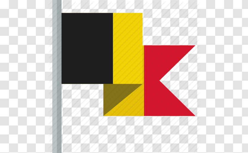 Flag Of Belgium Germany - Red - Icon Vector Transparent PNG