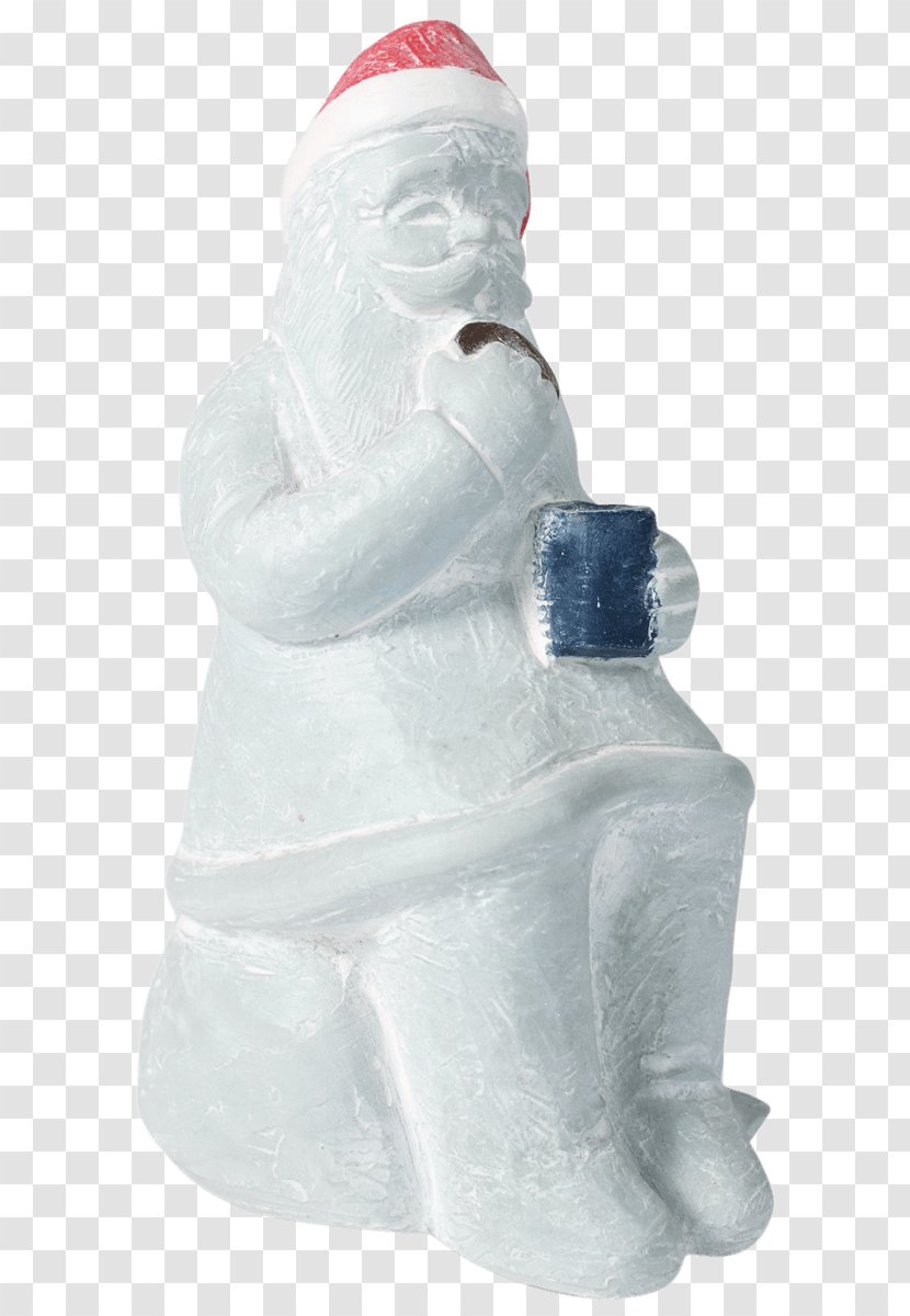 Christmas Ornament Figurine - Santa Milk And Cookie Transparent PNG