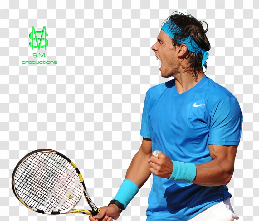 Racket Tennis Player Babolat Strings - Rafael Nadal Transparent PNG