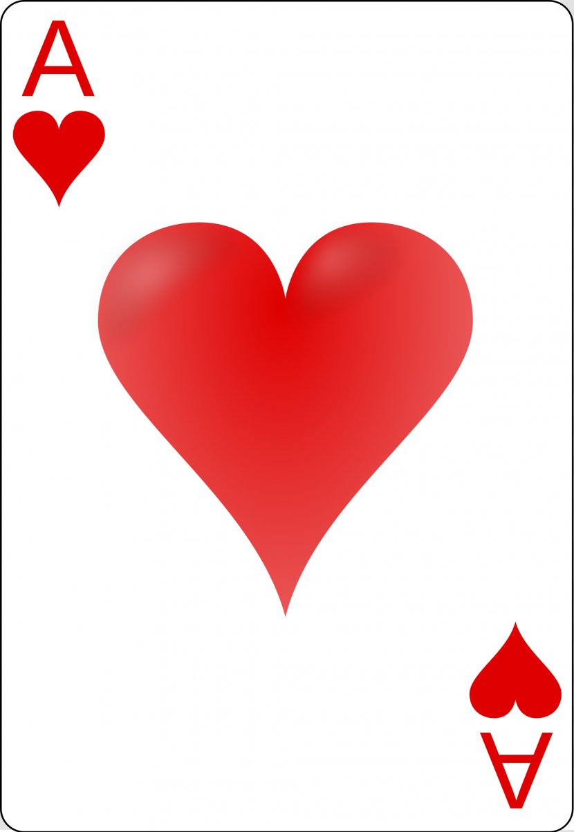 Playing Card Game Suit Ace Of Spades - Silhouette - Cards Transparent PNG