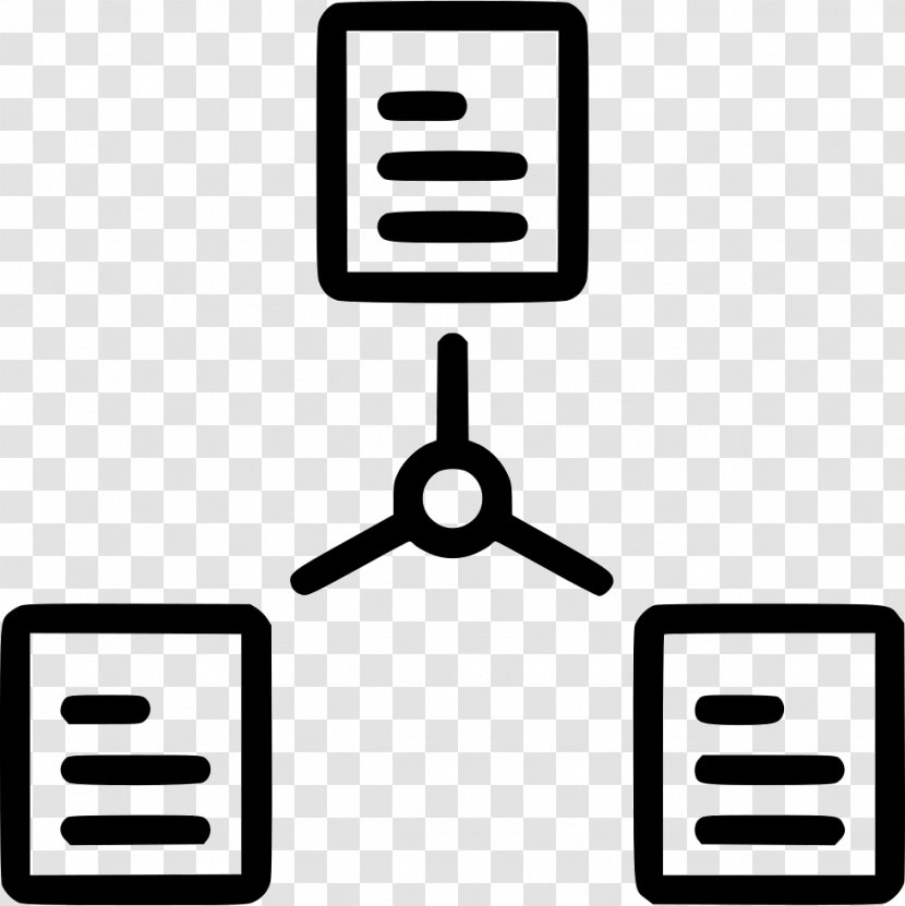 Computer File Network Format - Black And White Transparent PNG