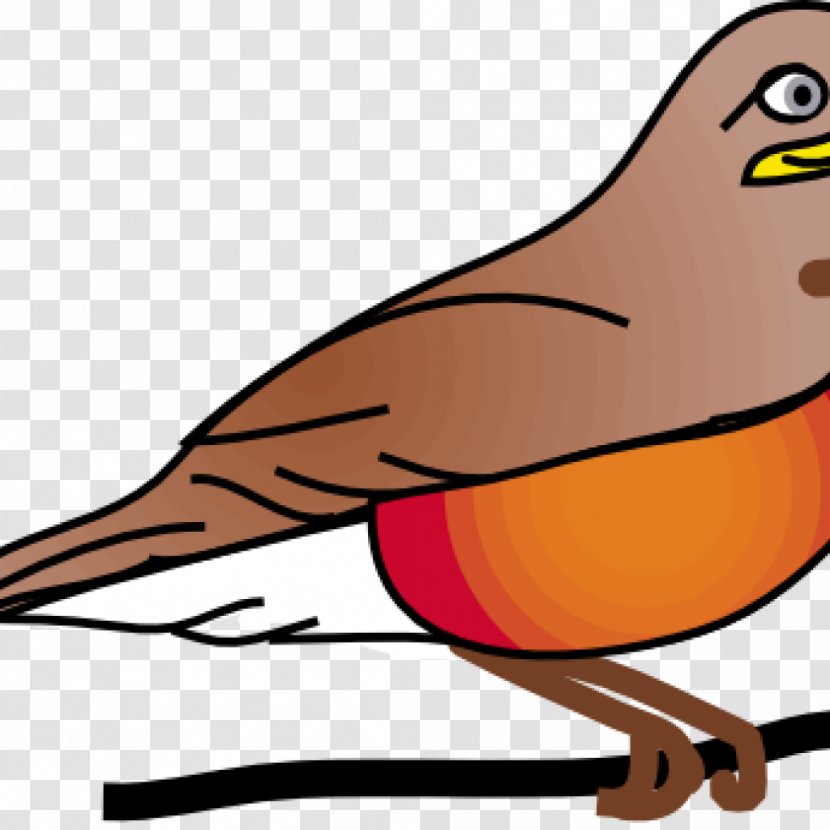 Clip Art American Robin Vector Graphics Openclipart Free Content - Robbin Transparent PNG