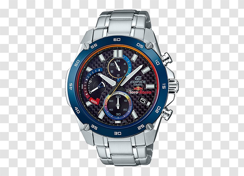 Scuderia Toro Rosso Red Bull Racing Casio Edifice Watch - Strap Transparent PNG