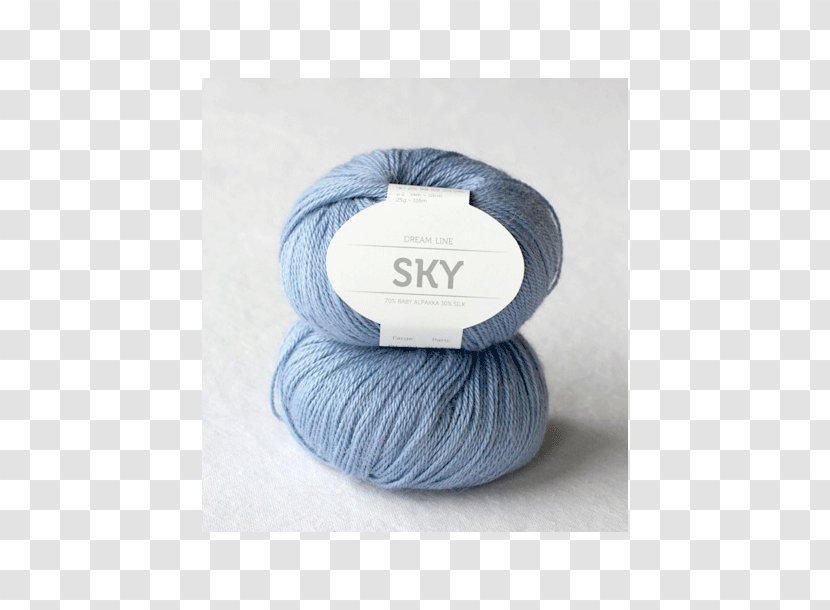 Alpaca Yarn Wool Knitting Quality - Thread - Dream Sky Transparent PNG