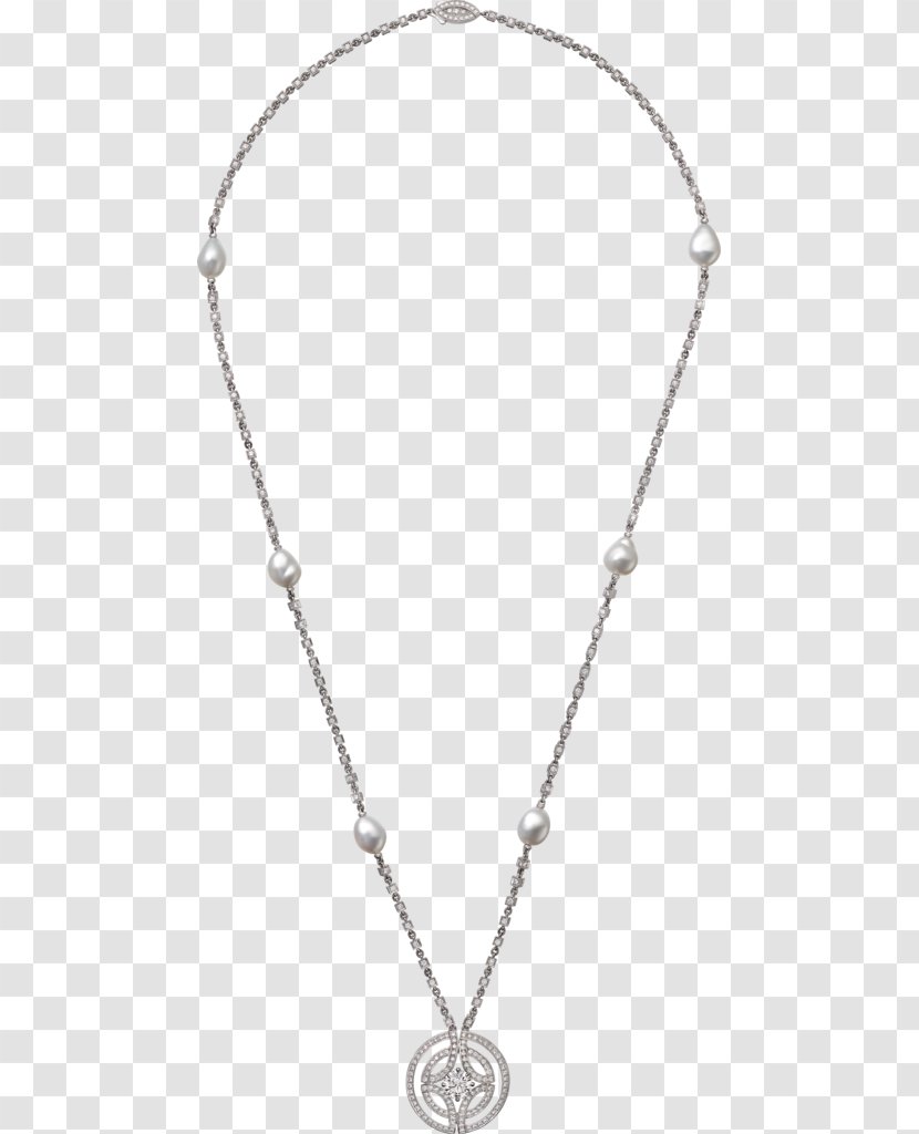 Necklace Locket Jewellery Gucci Clothing - White Pearl Chain Transparent PNG