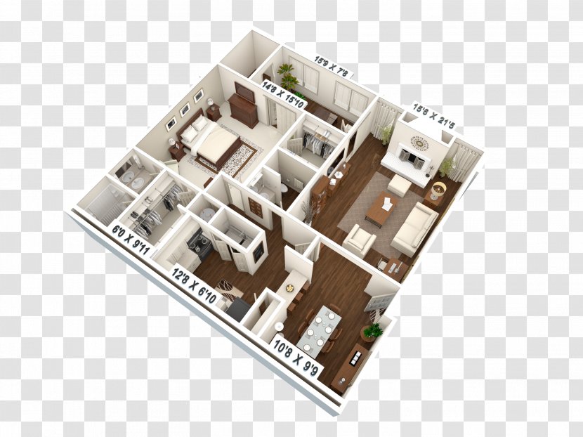 Floor Plan Skyline Lofts Apartment Homes House Real Estate - Renting - Double Storey Building Transparent PNG