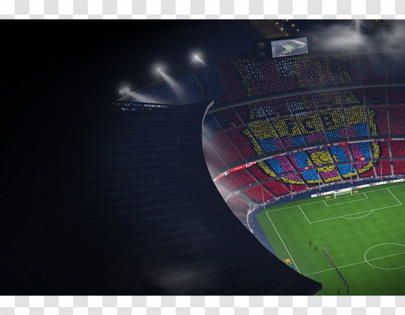 FIFA 14 FC Barcelona Camp Nou PlayStation 3 2 - Structure Transparent PNG