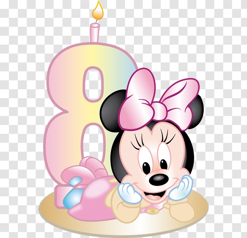 Mickey Mouse Minnie Birthday Cake - Silhouette - Vo Transparent PNG