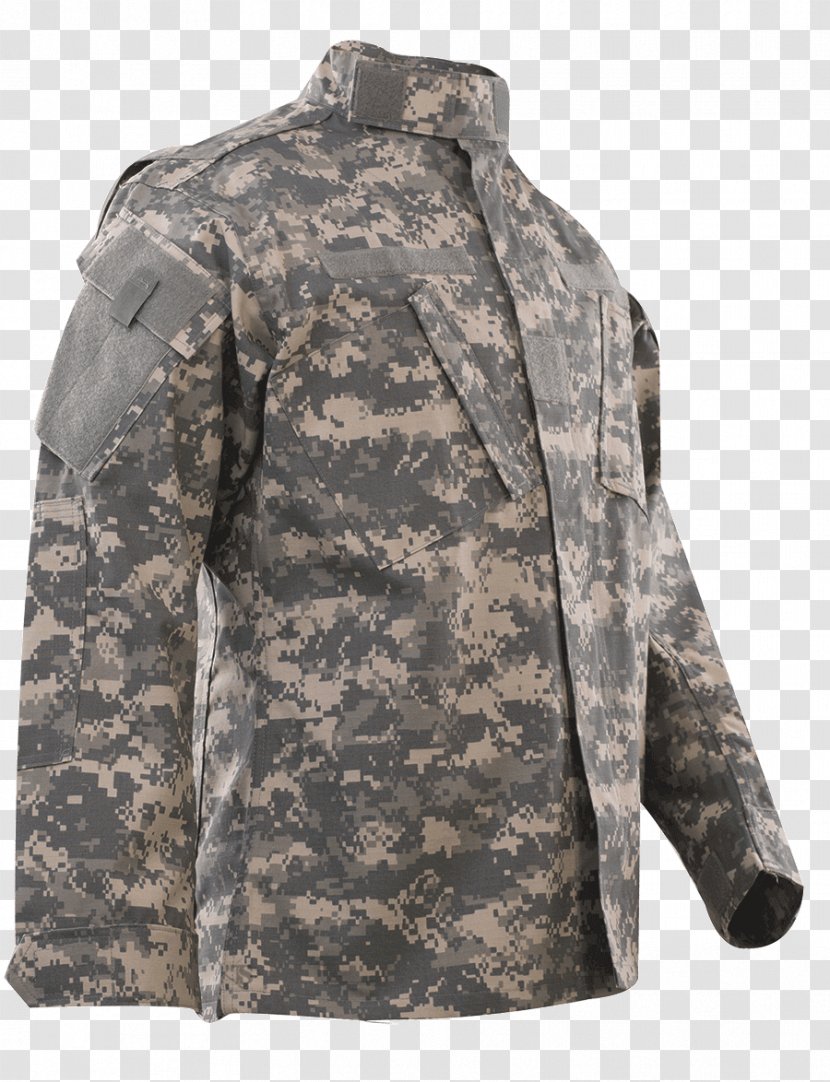 Military Camouflage Army Combat Uniform T-shirt - Jacket Transparent PNG