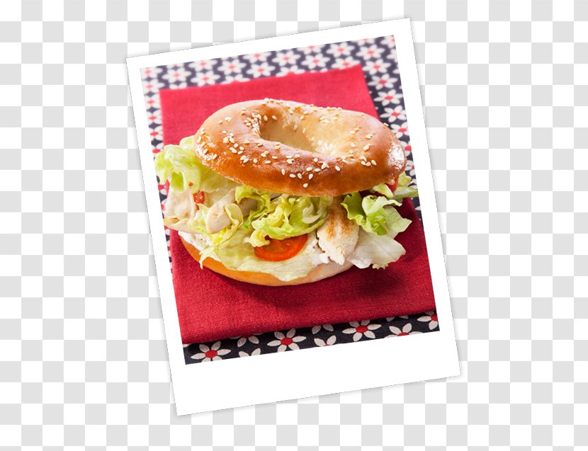 Hamburger Bagel Fast Food Cheeseburger Pan Bagnat - Salad - Bagels Transparent PNG