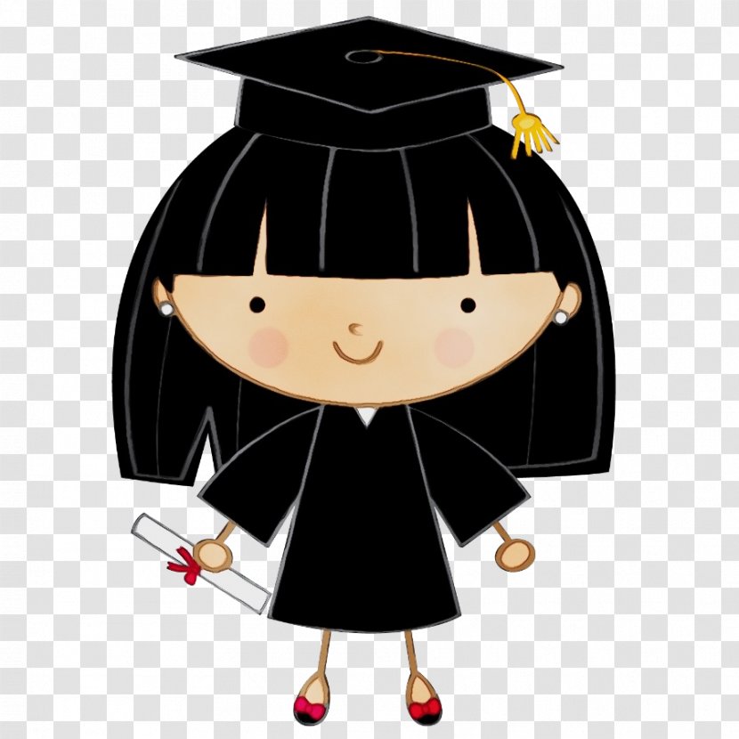 Graduation Cartoon - High School Diploma - Headgear Transparent PNG