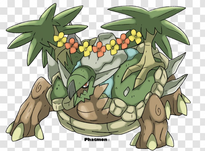 Alola Torterra Venusaur Pokémon Empoleon - Art - Pokemon Transparent PNG