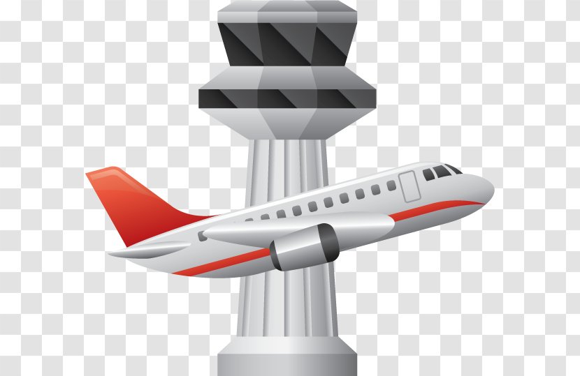 Aircraft Airplane Flight Airport - Arrival Transparent PNG