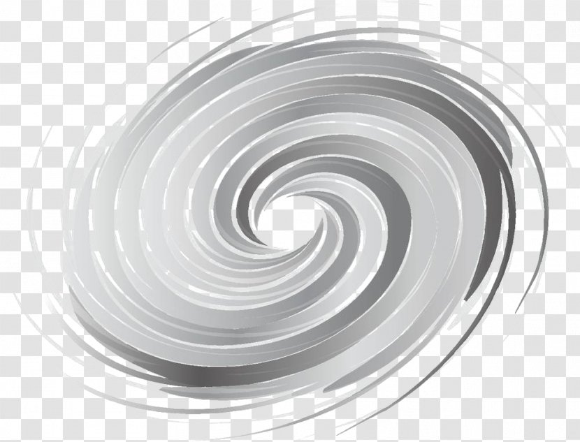 Storm Download Whirlpool - Hurricane - Hand Painted Gray Transparent PNG