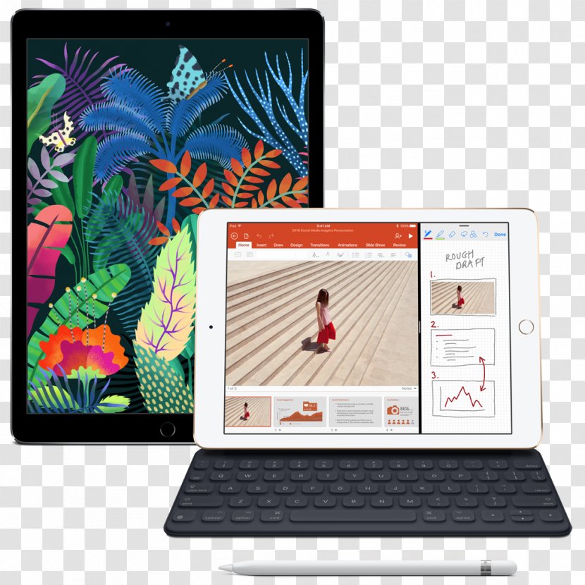 IPad MacBook Pro Computer Keyboard Apple Pencil - Accessory - Ipad Transparent PNG