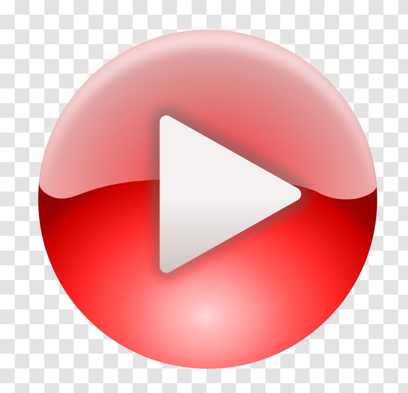 YouTube Play Button - Mouth - Pink-circle-badge Transparent PNG