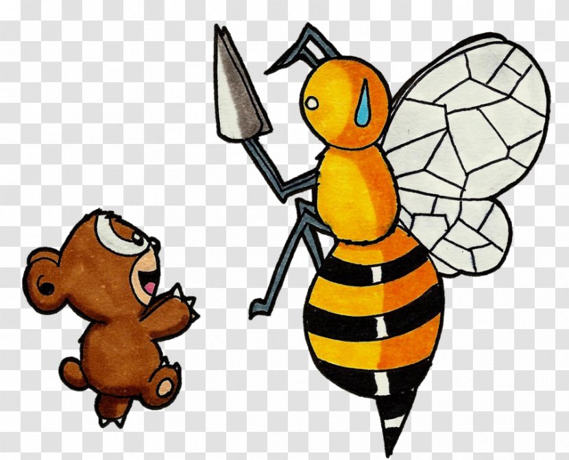 Honey Bee Cartoon Clip Art - Animal Figure Transparent PNG