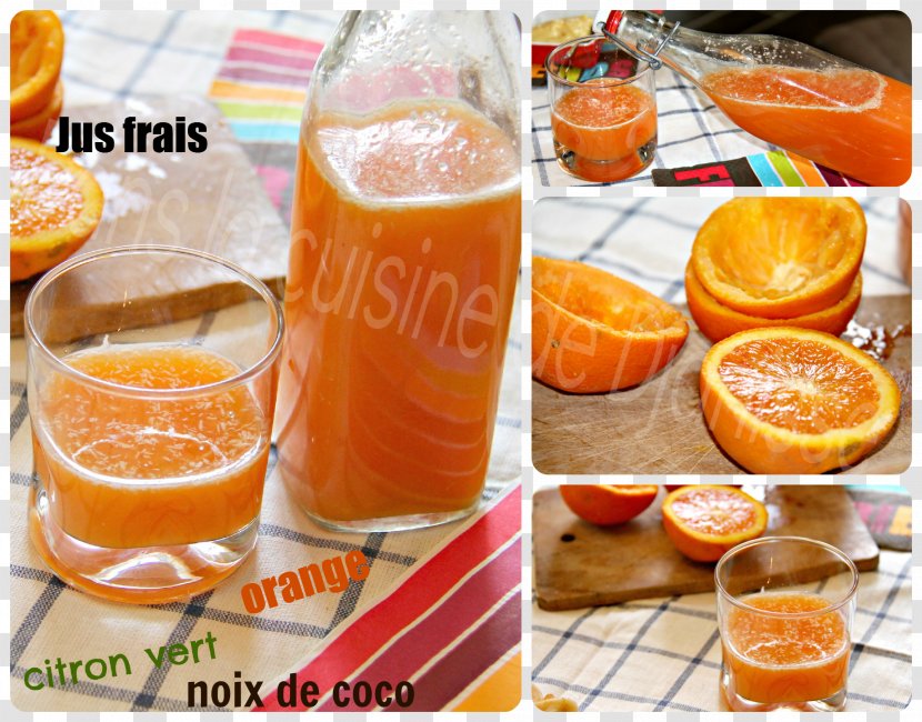 Orange Drink Soft Non-alcoholic Punch Cocktail - Citrus Transparent PNG