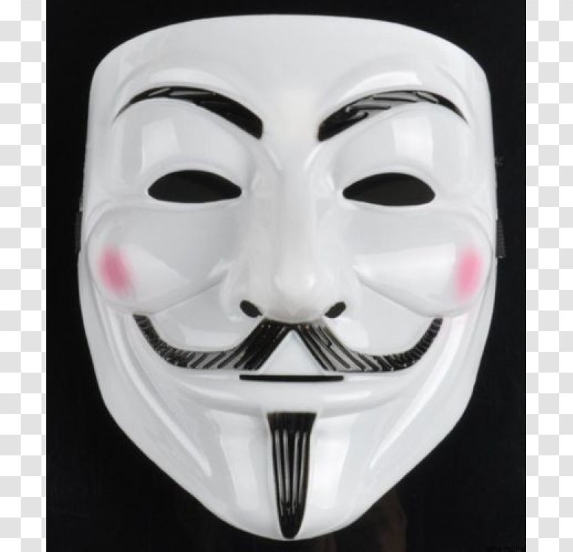 V For Vendetta Guy Fawkes Mask Anonymous Transparent PNG