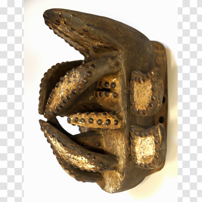 Metal Bronze Jaw - Artifact - African Mask Wood Transparent PNG