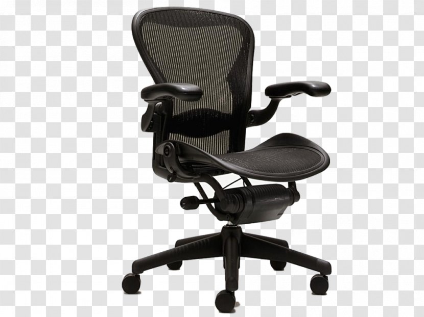 Office & Desk Chairs Aeron Chair Furniture Herman Miller - Comfort Transparent PNG