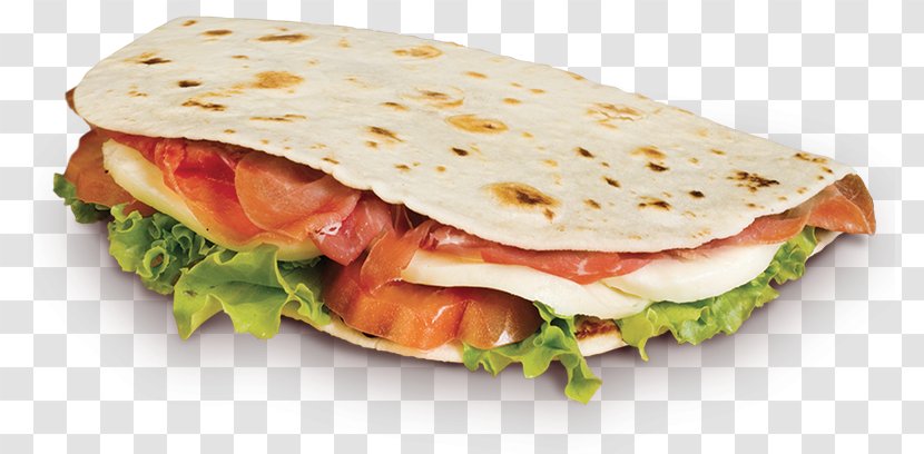 Piadina Ham And Cheese Sandwich Fast Food Quesadilla - Cafe Transparent PNG