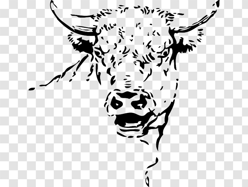 Cattle Public Domain Clip Art - Silhouette - Bull Transparent PNG