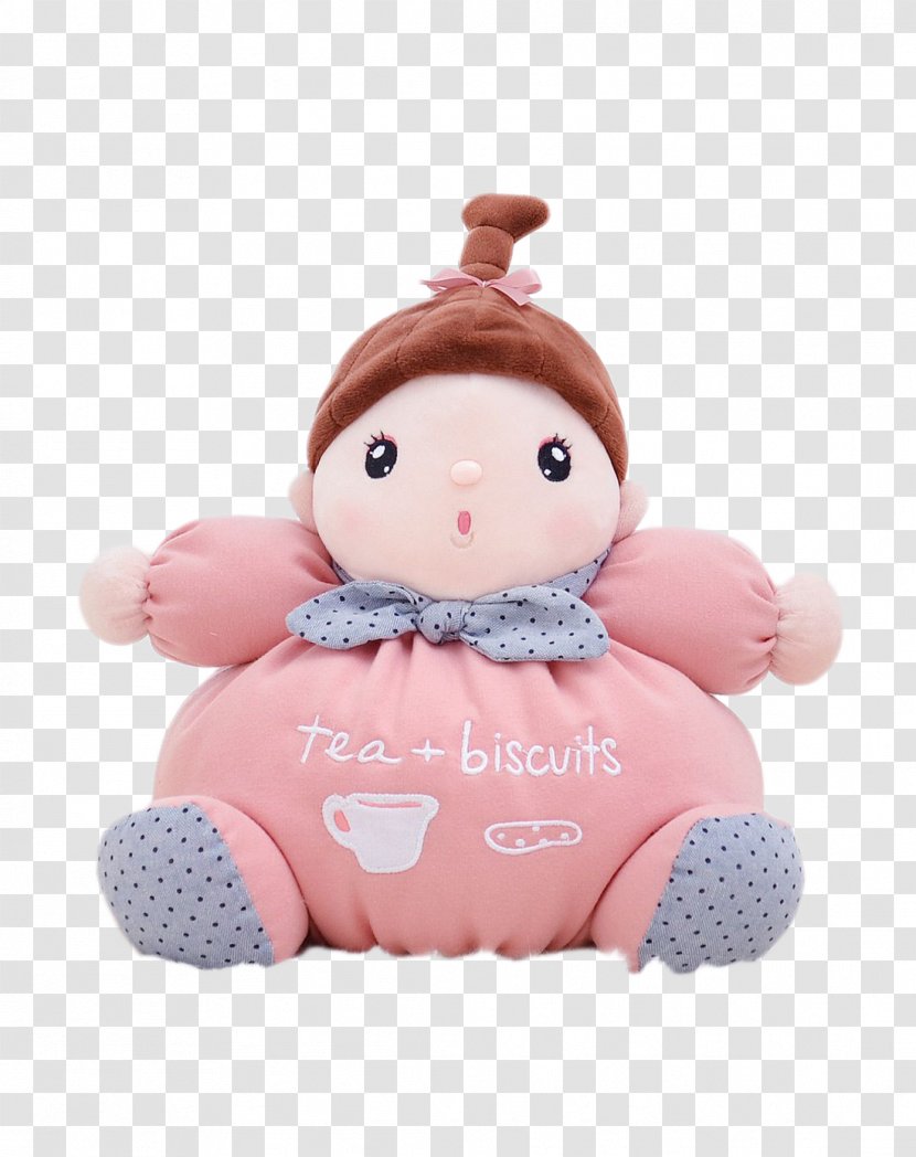 Plush Infant Stuffed Toy Doll - Cartoon - Fat Transparent PNG