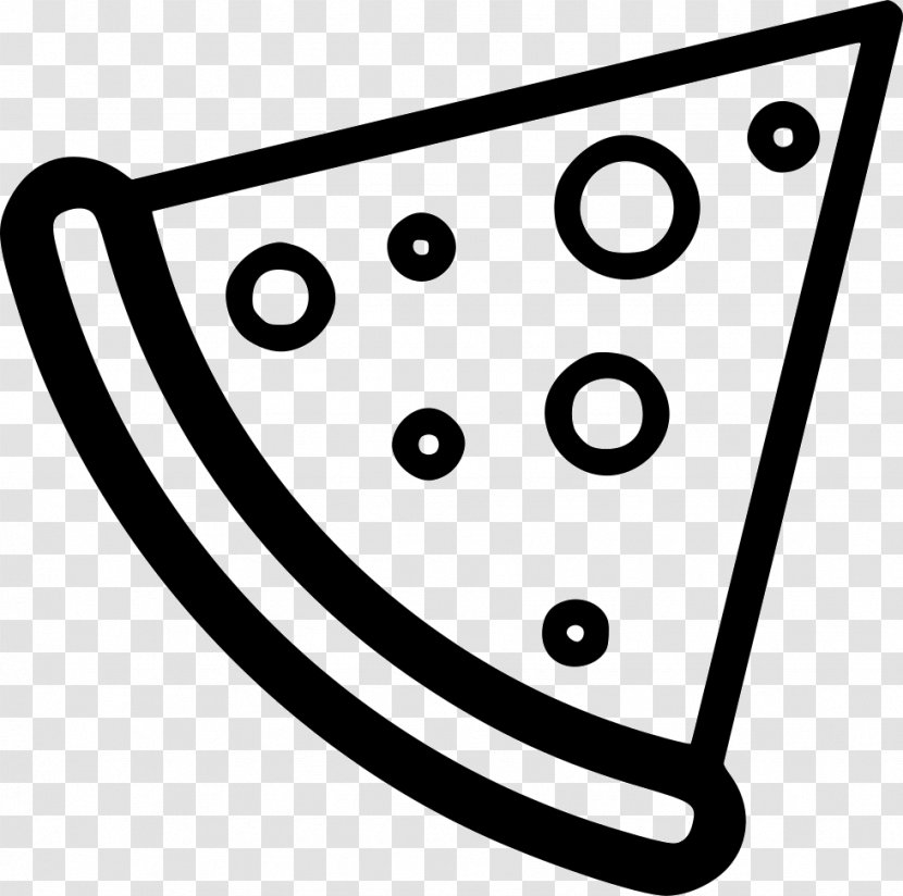 Pizza Delivery Take-out Food - Black And White Transparent PNG