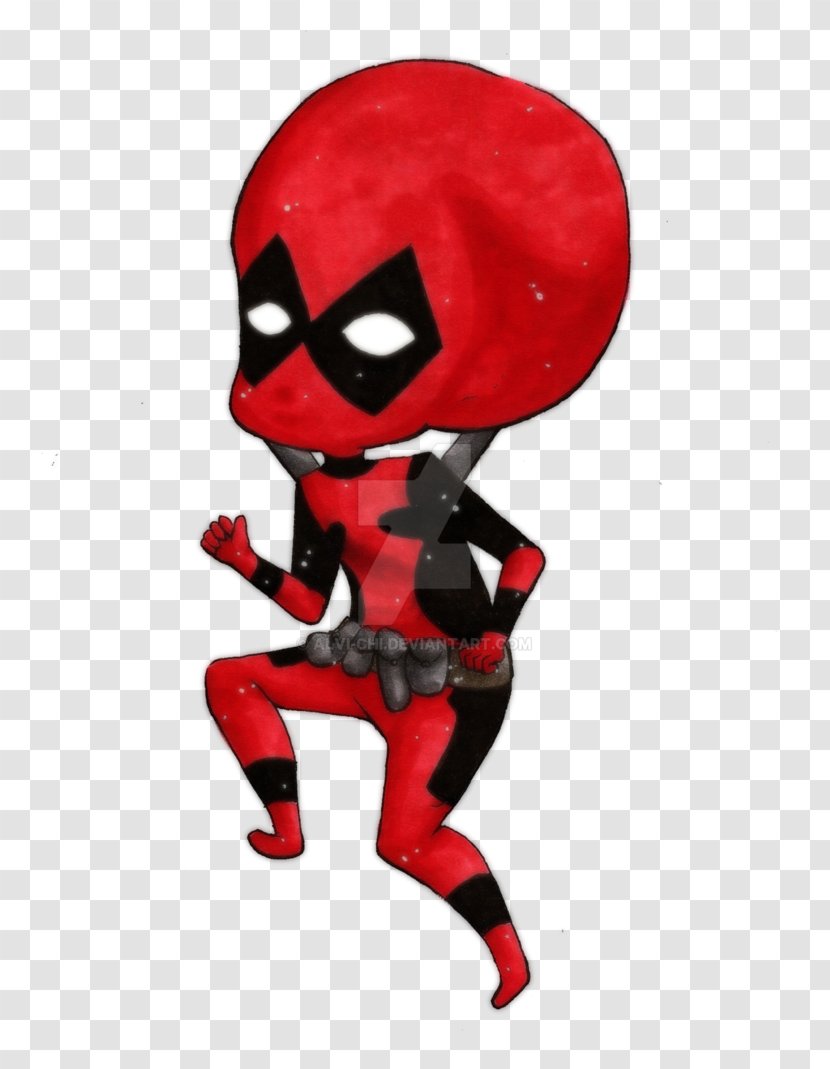Supervillain Figurine - Fictional Character - Deadpool Head Transparent PNG