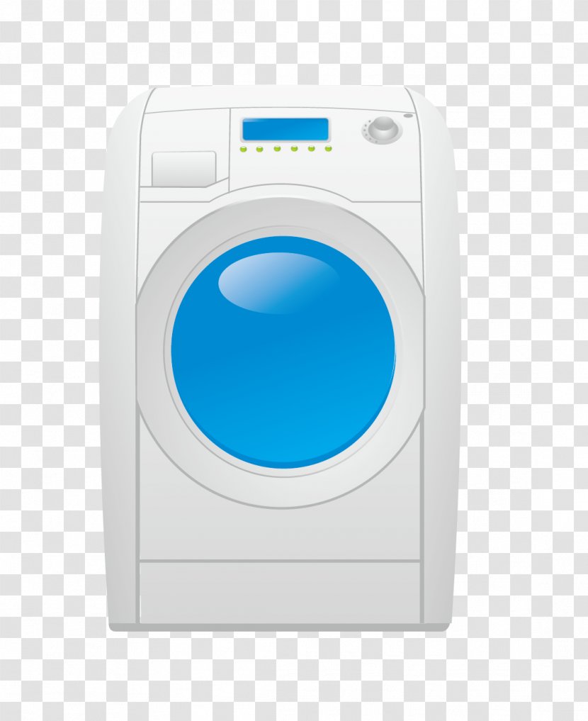 Washing Machine Laundry Clothes Dryer - Furniture - Vector Transparent PNG