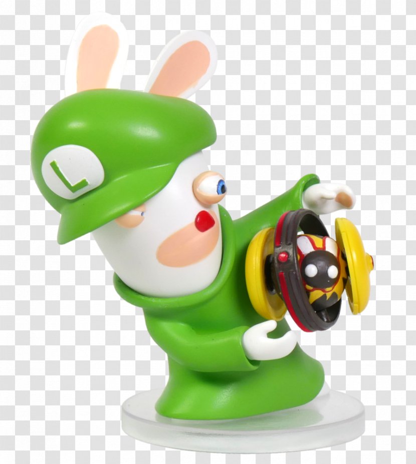 Mario + Rabbids Kingdom Battle Super Odyssey Luigi All-Stars Wii - Raving Transparent PNG