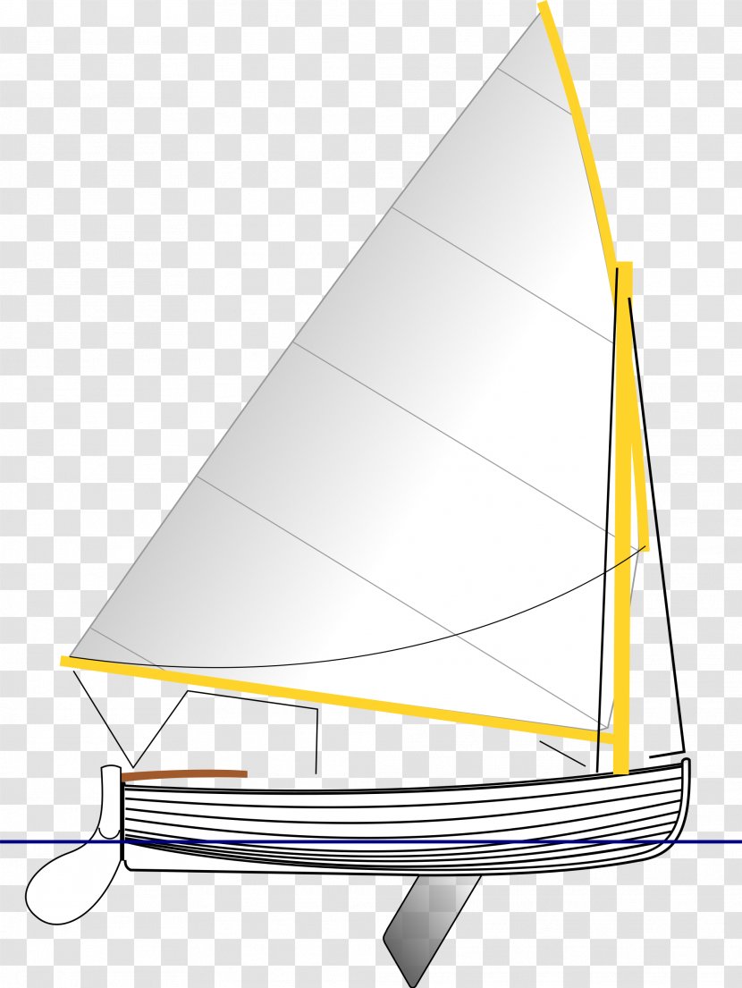 Dinghy Sailing Yawl 12 Foot - Keelboat - Sail Transparent PNG