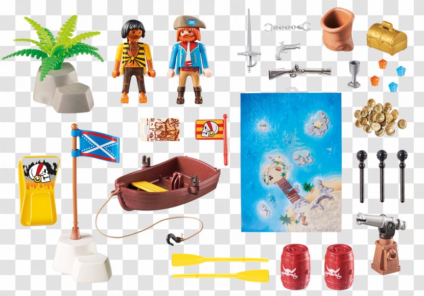 Playmobil Piracy Toy Bag Clothing Accessories - Treasure Transparent PNG