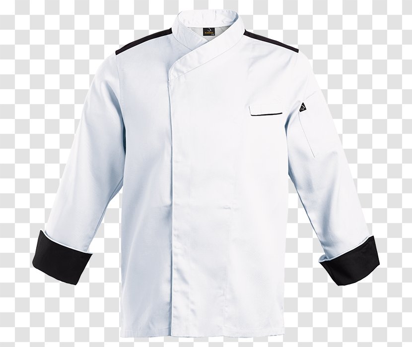 Chef's Uniform Sleeve Lab Coats Clothing - Chef - Jacket Transparent PNG