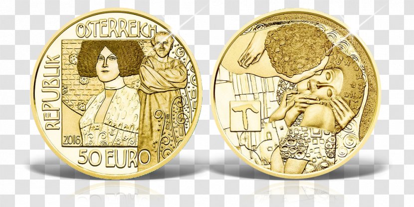 Coin The Kiss Gold Portrait Of Adele Bloch-Bauer I Perth Mint - Gustav Klimt Transparent PNG