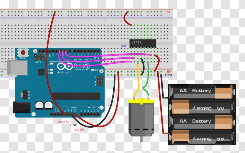 Arduino Wiring Microcontroller Processing Raspberry Pi - DC Motor Transparent PNG