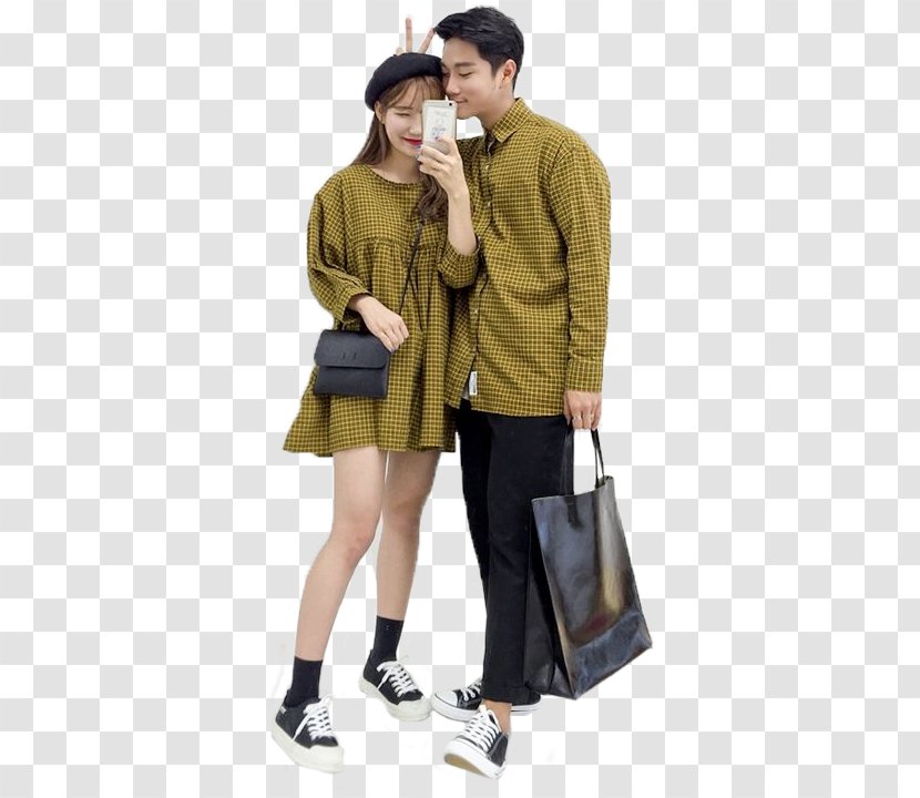 Korean T-shirt Couple Clothing Fashion - Gentleman - People Elevation Transparent PNG