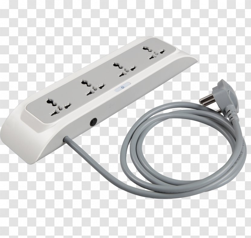 Extension Cords Surge Protector Power Strips & Suppressors AC Plugs And Sockets Electrical Wires Cable - Switches - Electronic Device Transparent PNG