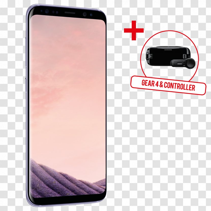 Samsung Galaxy S8+ S9 LTE Smartphone - Mobile Phone Transparent PNG