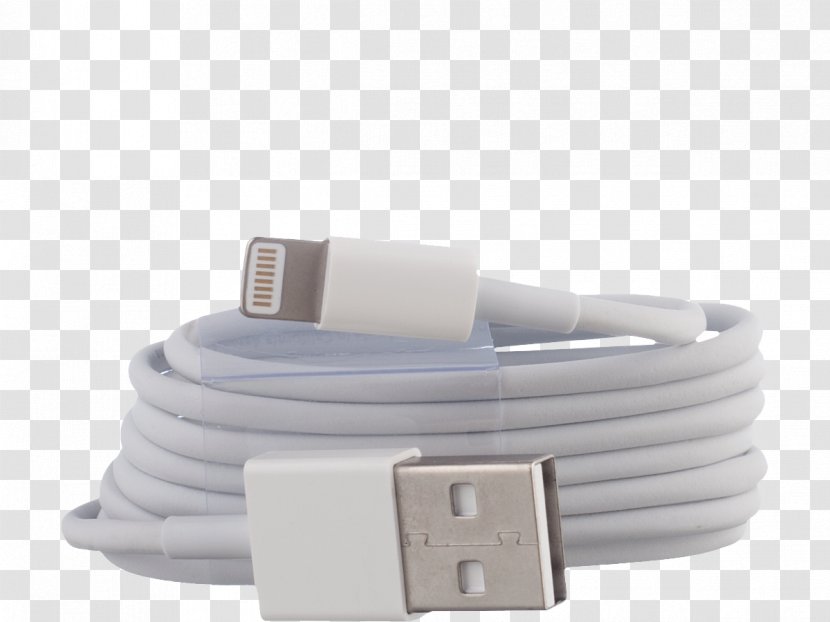 Battery Charger Electrical Cable Lightning Data Apple - Transfer Transparent PNG
