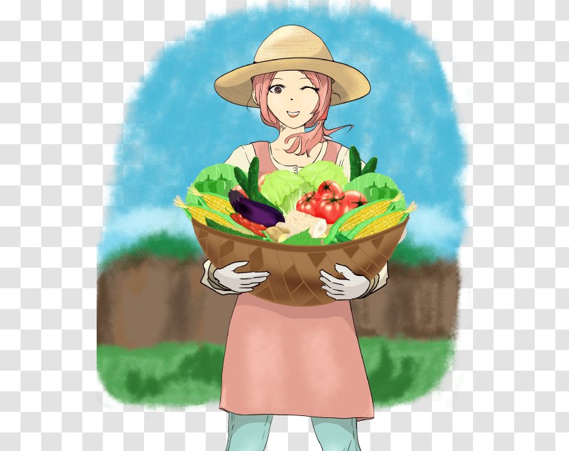 Illustration Agriculture Farmer Cartoon Vegetable - Job Transparent PNG