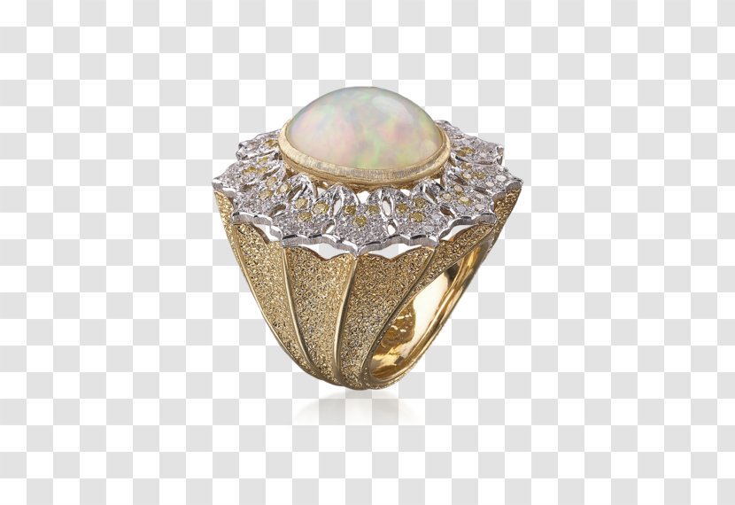 Engagement Ring Jewellery Wedding Diamond - Colored Gold Transparent PNG