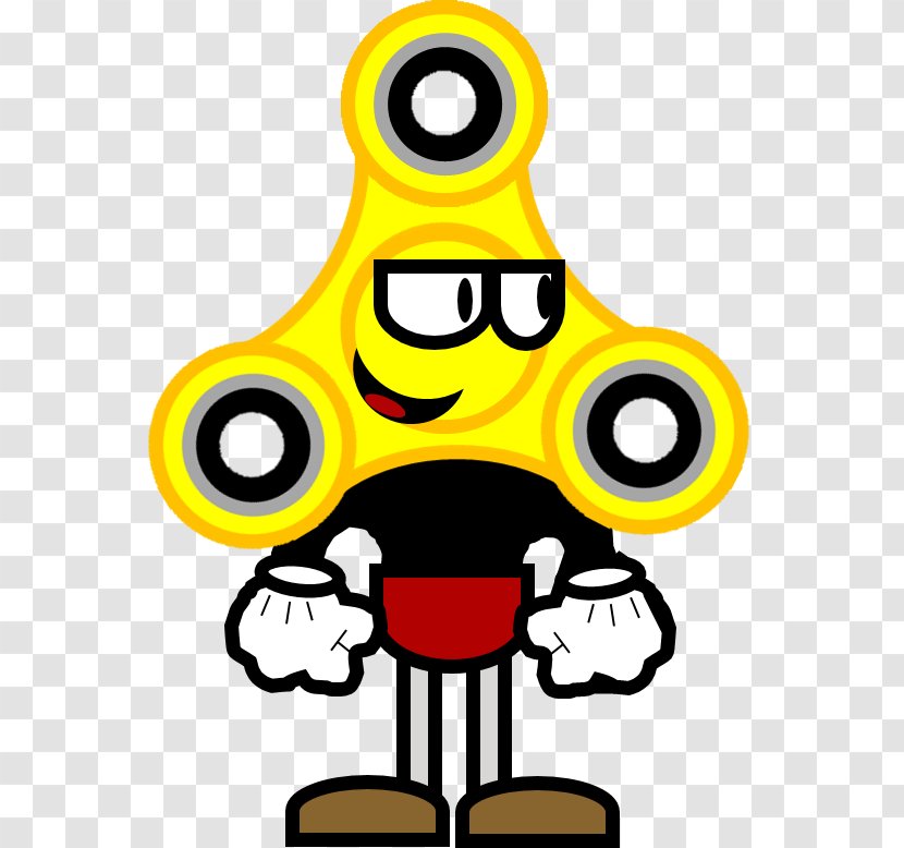 Clip Art Fidget Spinner Fidgeting Cuphead Toy - Cartoon Transparent PNG