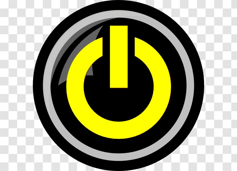 Button Clip Art - Sign - POWER Transparent PNG