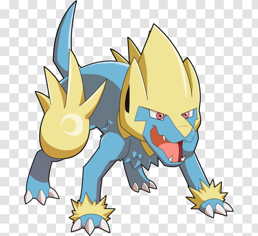 Pokémon Battle Revolution Manectric GO Electrike - Thunder - Pokemon Go Transparent PNG