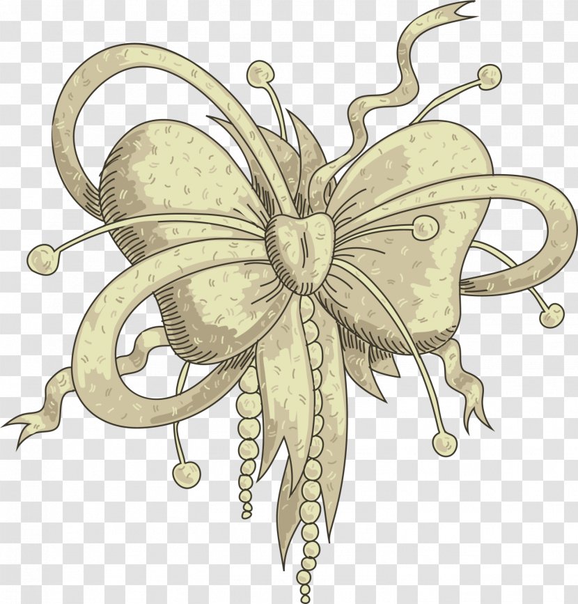 Illustration - Pollinator - Yellow Fresh Bow Tie Transparent PNG