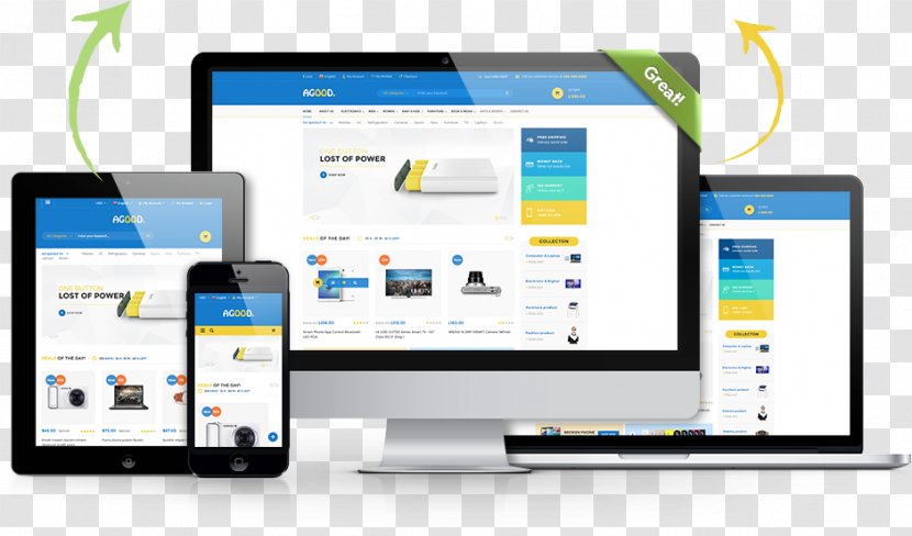 Web Design Template - Brand - Vote Online Transparent PNG