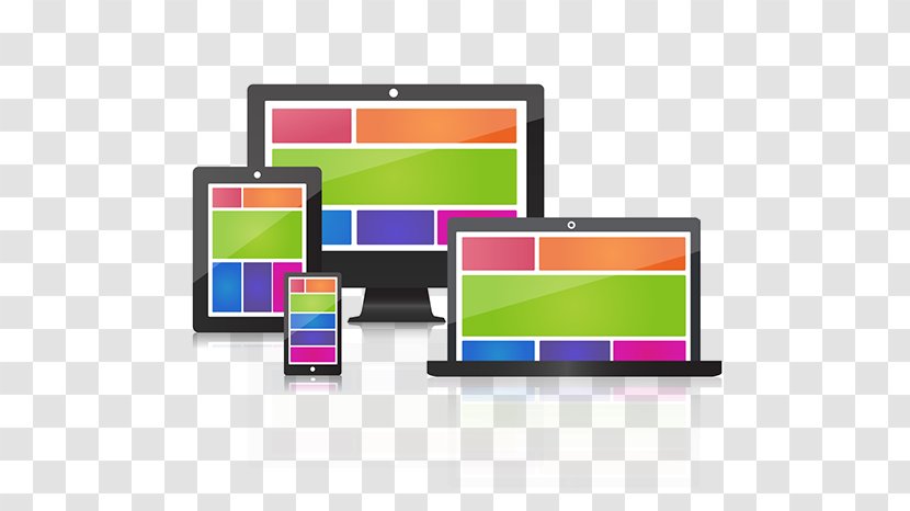 Responsive Web Design Website Development Page - Multimedia - Marketing Concept Transparent PNG